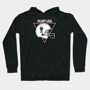 Desai Guys Football Forum - White Text Hoodie